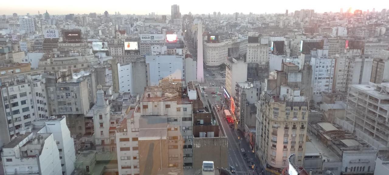 Que Mejor Vista Del Obelisco Piso A La Calle Corrientes Buenos Aires Exterior photo
