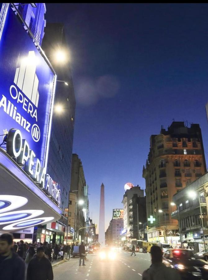 Que Mejor Vista Del Obelisco Piso A La Calle Corrientes Buenos Aires Exterior photo